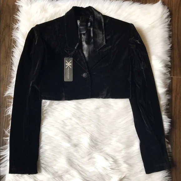 NWT Kardashian Kollection Cropped Jacket size XS - Picture 1 of 7